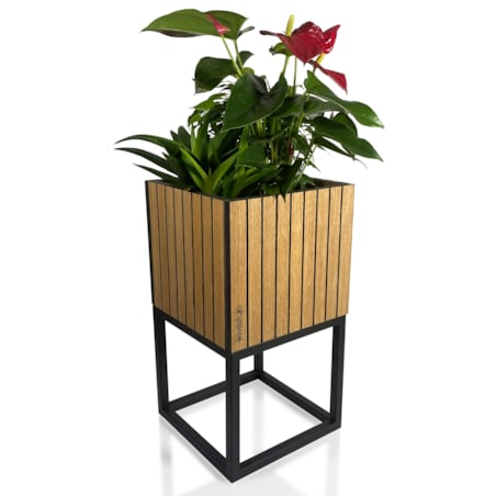 Kwietnik LOFT FIORINO lamele 22x22x40 cm