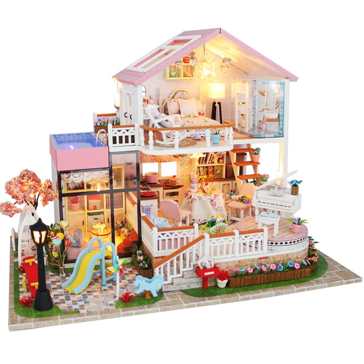 Miniaturowy domek - Lukrowy poranek