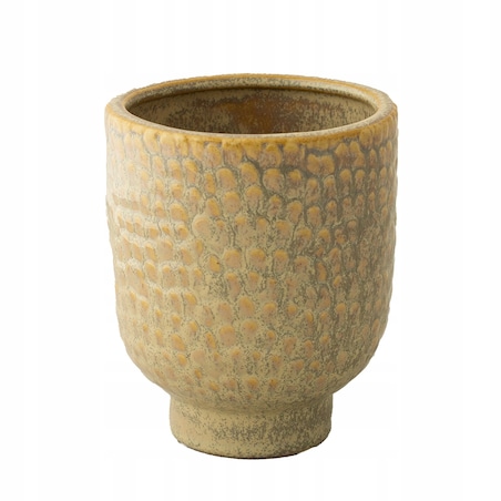 OSŁONKA na doniczkę STIM ceramika brązowa śr. 11cm