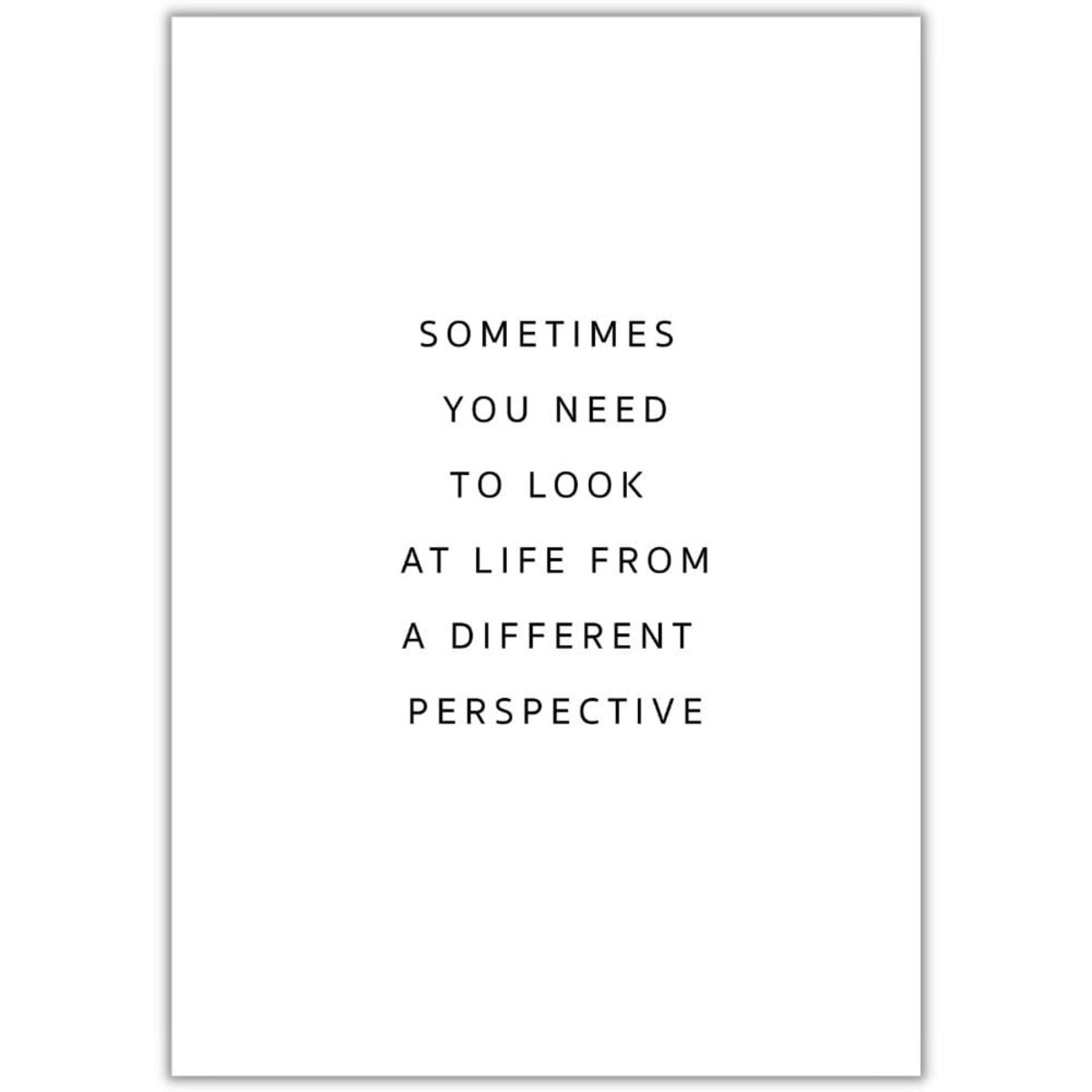 plakat sometimes you need 21x30 cm