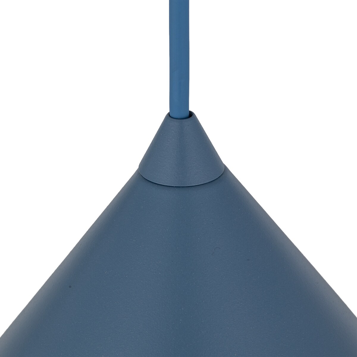 Lampa wisząca TK Lighting CONO M NAVY 11414 granatowa loft E27 regulowana wysokość 155 cm stalowa do salonu kuchni