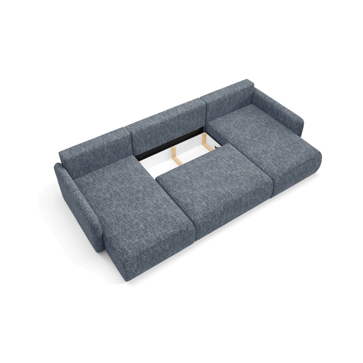 Narożnik LIVELLO U z funkcją spania Kolor: IMO 45