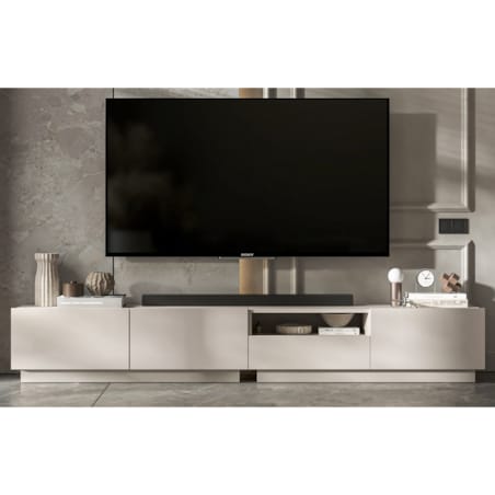 Szafka RTV Loft Stojąca / Wisząca Kaszmir MAT Komoda RTV Szuflada 240 cm