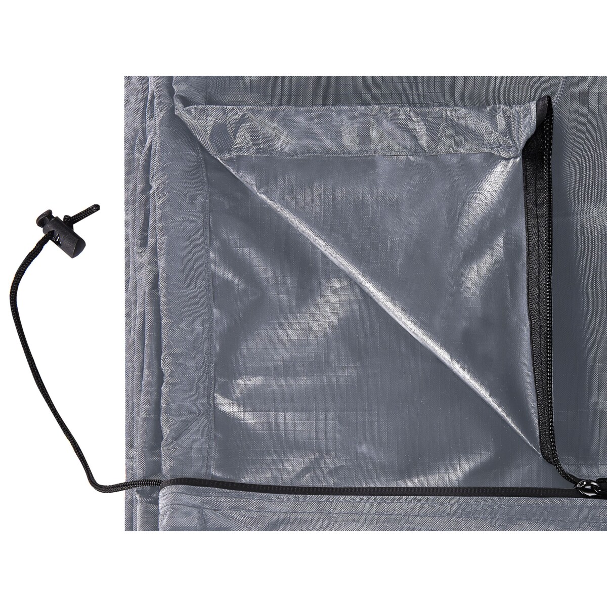 Pokrowiec ogrodowy na fotel wiszący 200 x 120 cm szary CHUVA