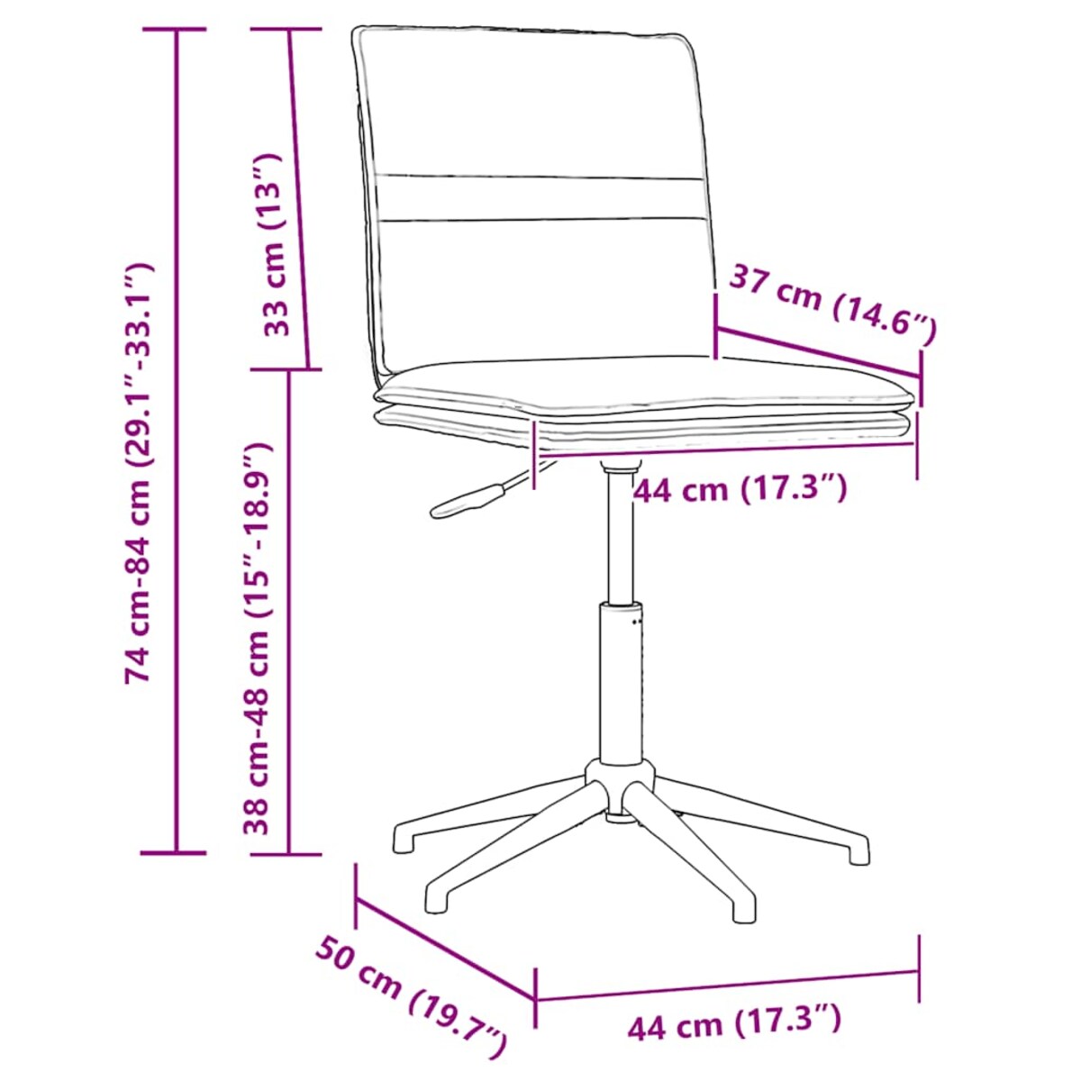 vidaXL Krzesła stołowe, 4 szt., czarne, obite aksamitem