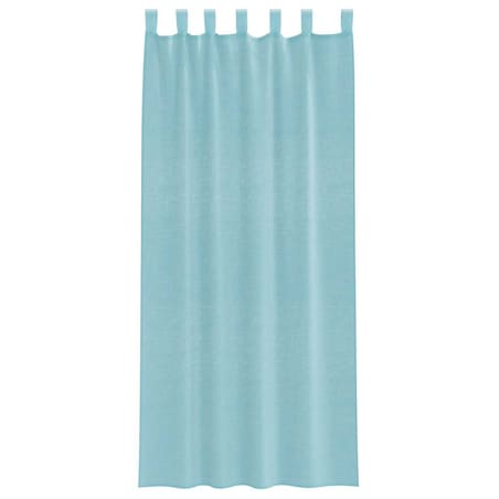 vidaXL Zasłony woalowe z pętelkami 2 szt. Turkusowe 140x225 cm