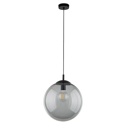 Lampa wisząca TK Lighting ESME 5380 grafitowa/czarna E27 35 cm regulowana wysokość