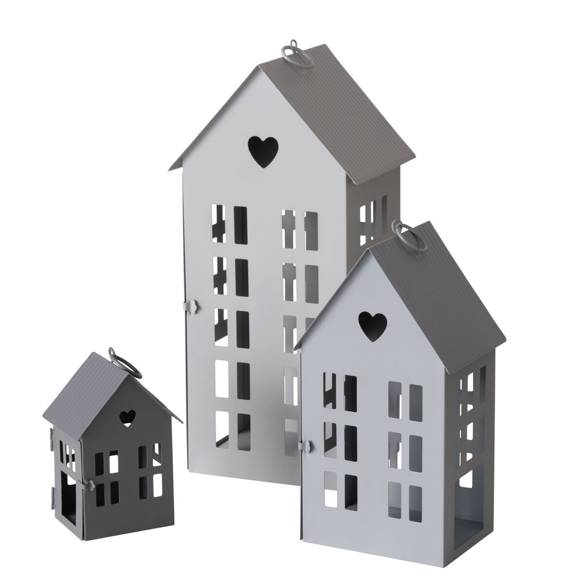 Latarnia dekoracyjna domek ALAMO, 13 - 35 cm