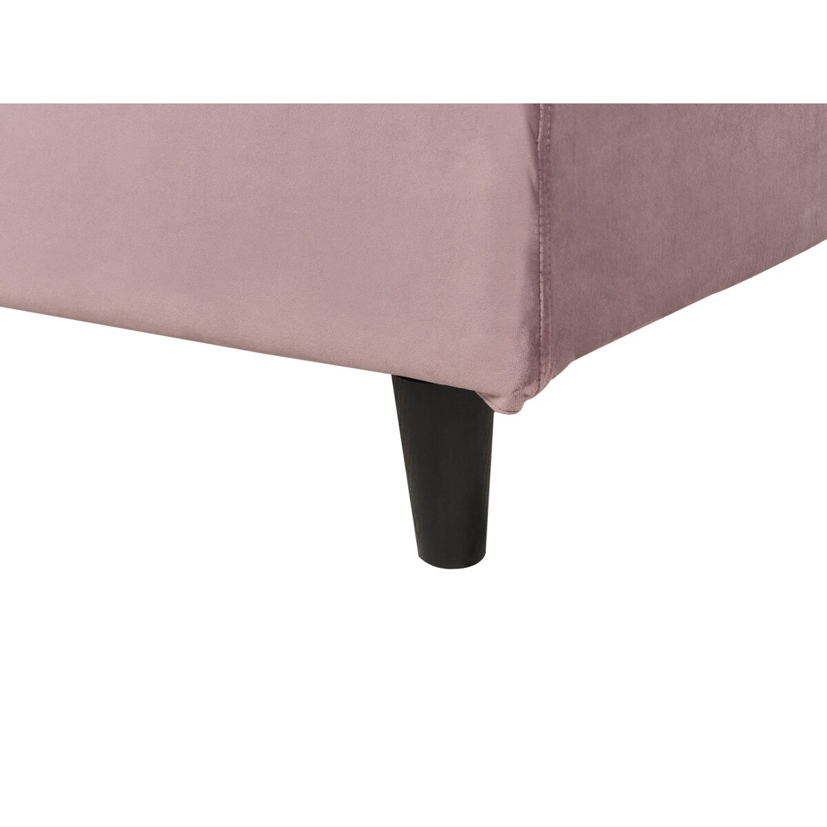 Wymienne obicie do łóżka 90 x 200 cm różowe FITOU