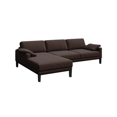 Sofa narożna Musso - brązowa