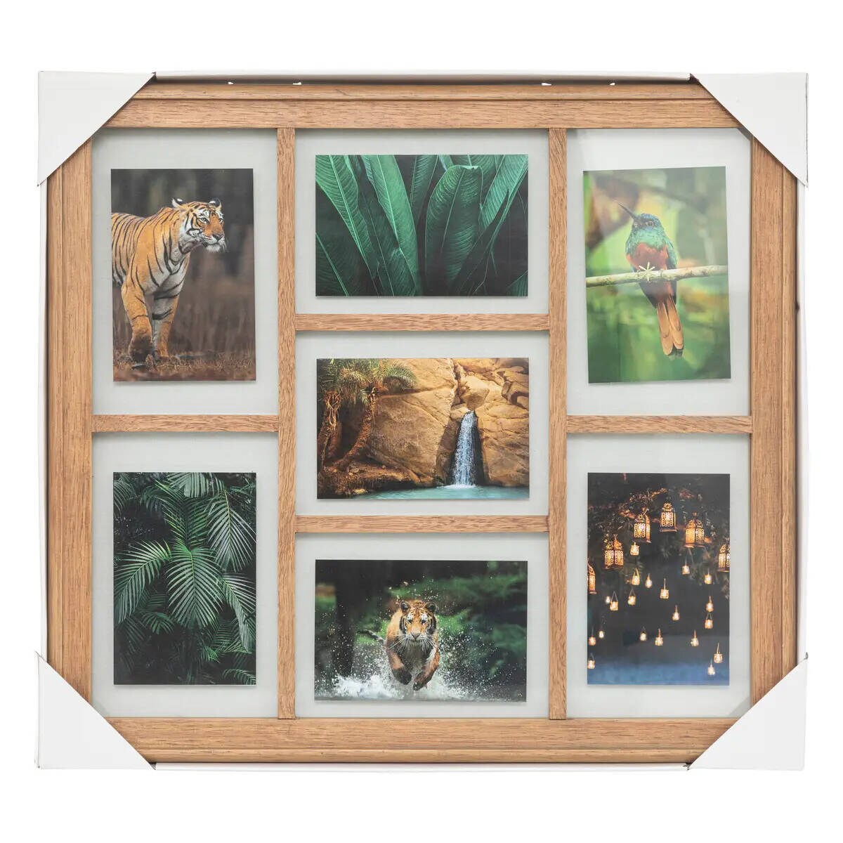 Multirama drewniana ELIOTT, 7 x 10 x 15 cm