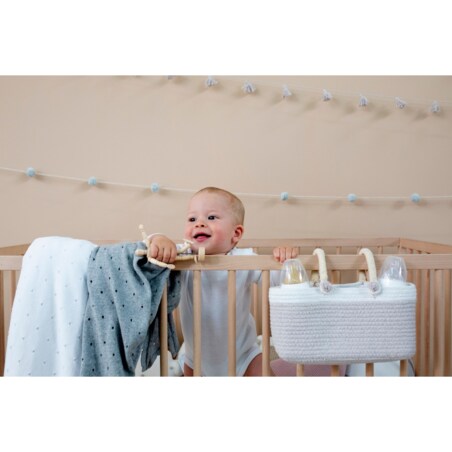 Kocyk Bawełniany Biscuit Light Grey Lorena Canals