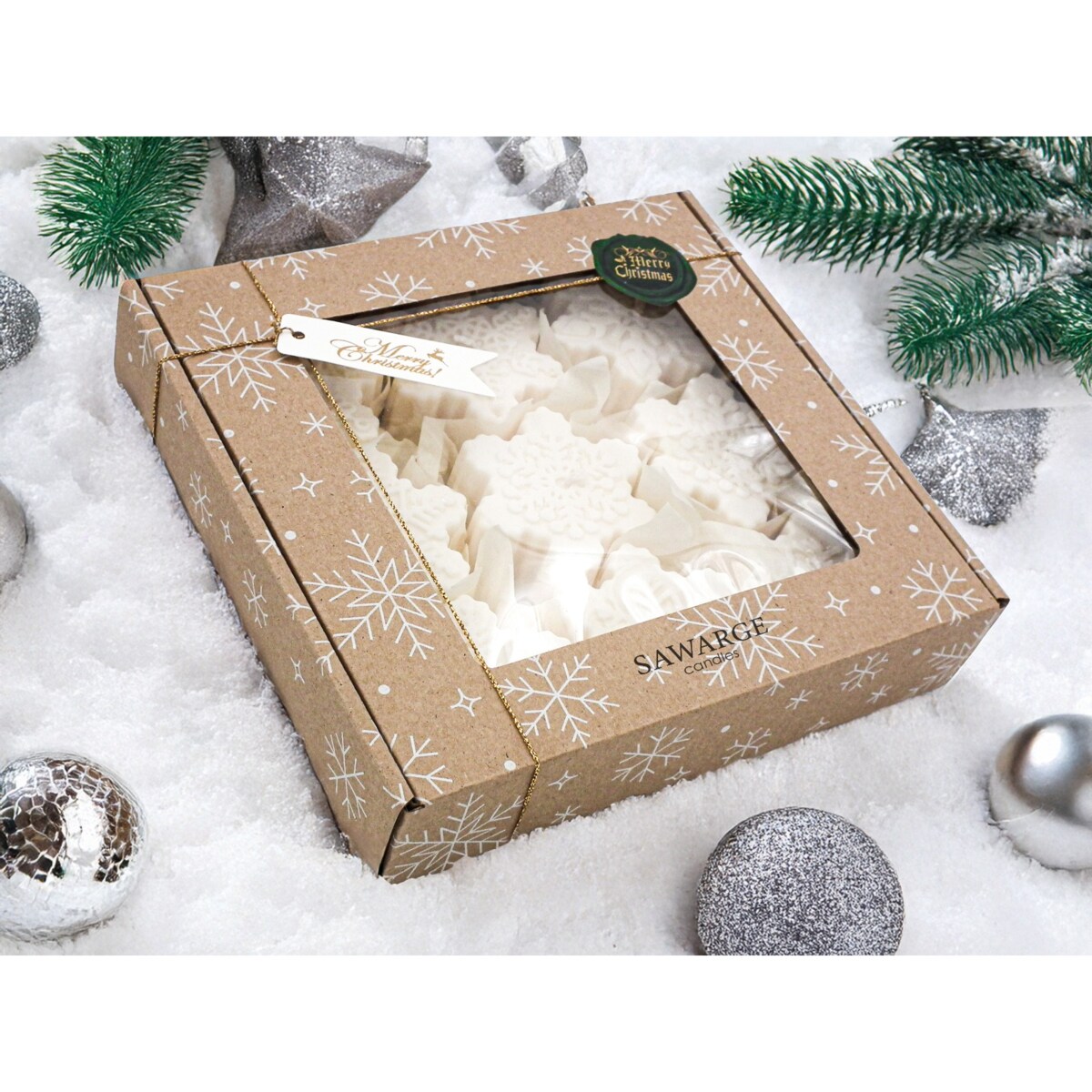 Świece zapachowe sojowe zestaw na prezent Boże Narodzenie Święta 9 gwiazdek