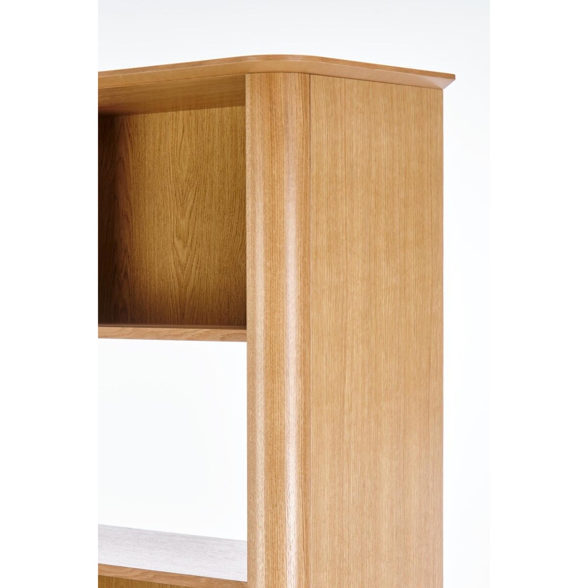 REGAŁ Zefir WĄSKI 97x37x196 cm dąb/czarny MDF W OKLEINIE