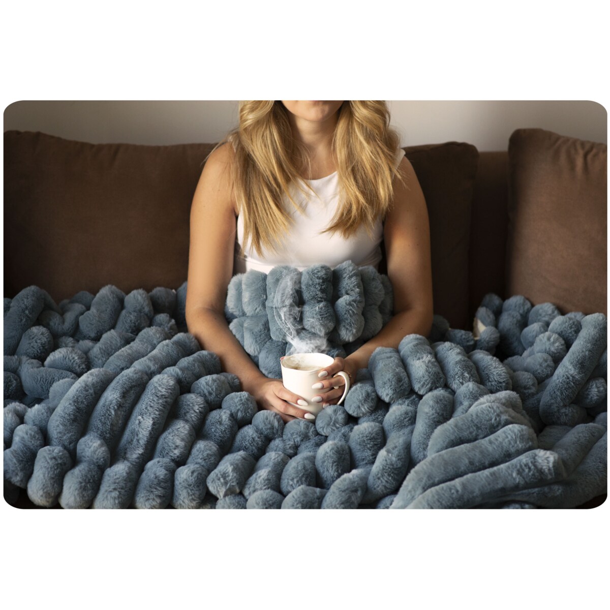 Duży koc elektryczny miękki 180x160cm 160w + timer Berdsen