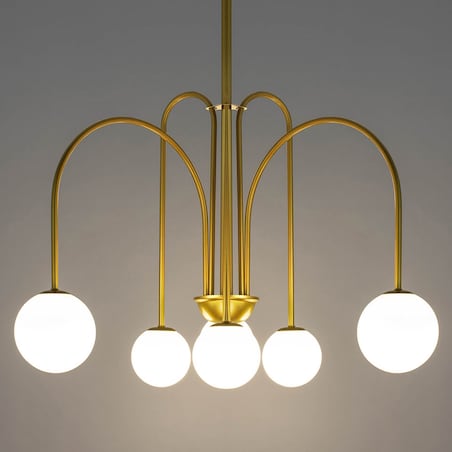 Żyrandol salonowy Neri MSE010100318 balls białe złote