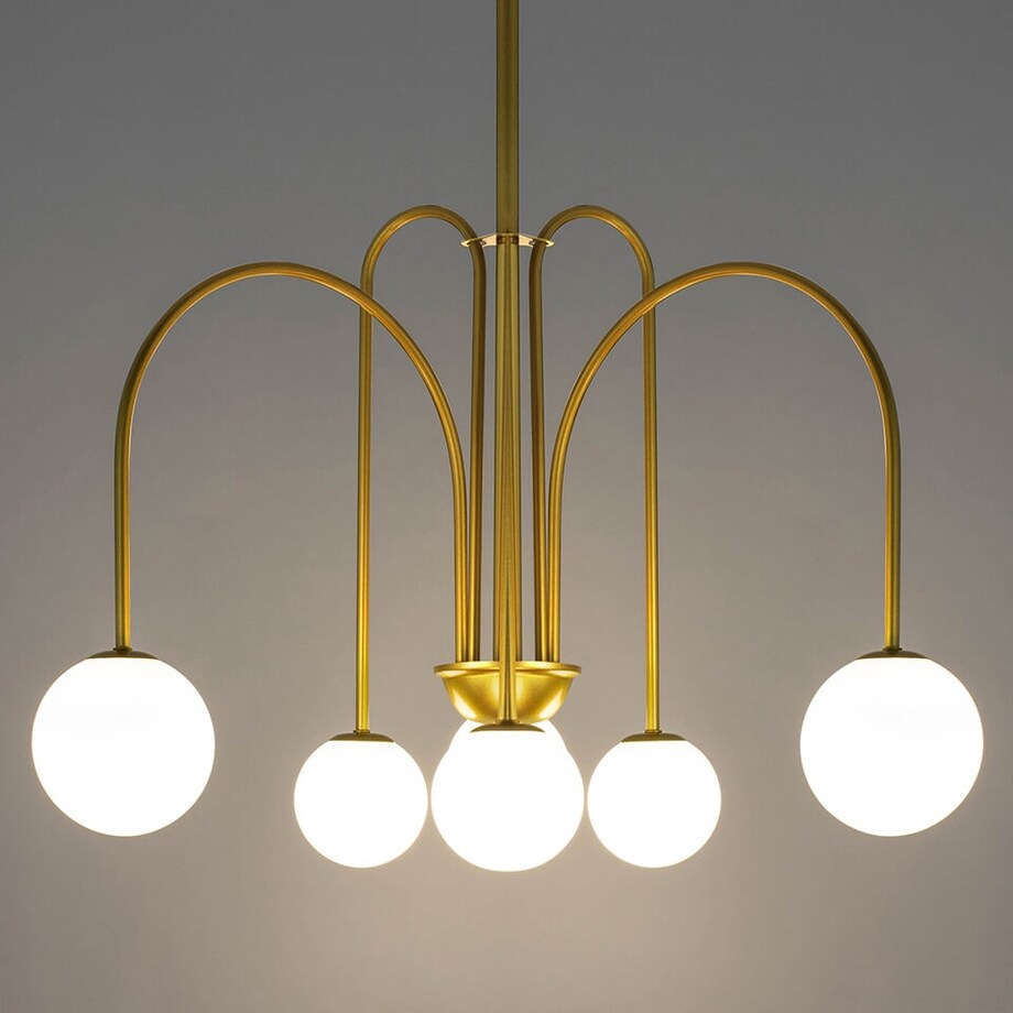 Żyrandol salonowy Neri MSE010100318 balls białe złote