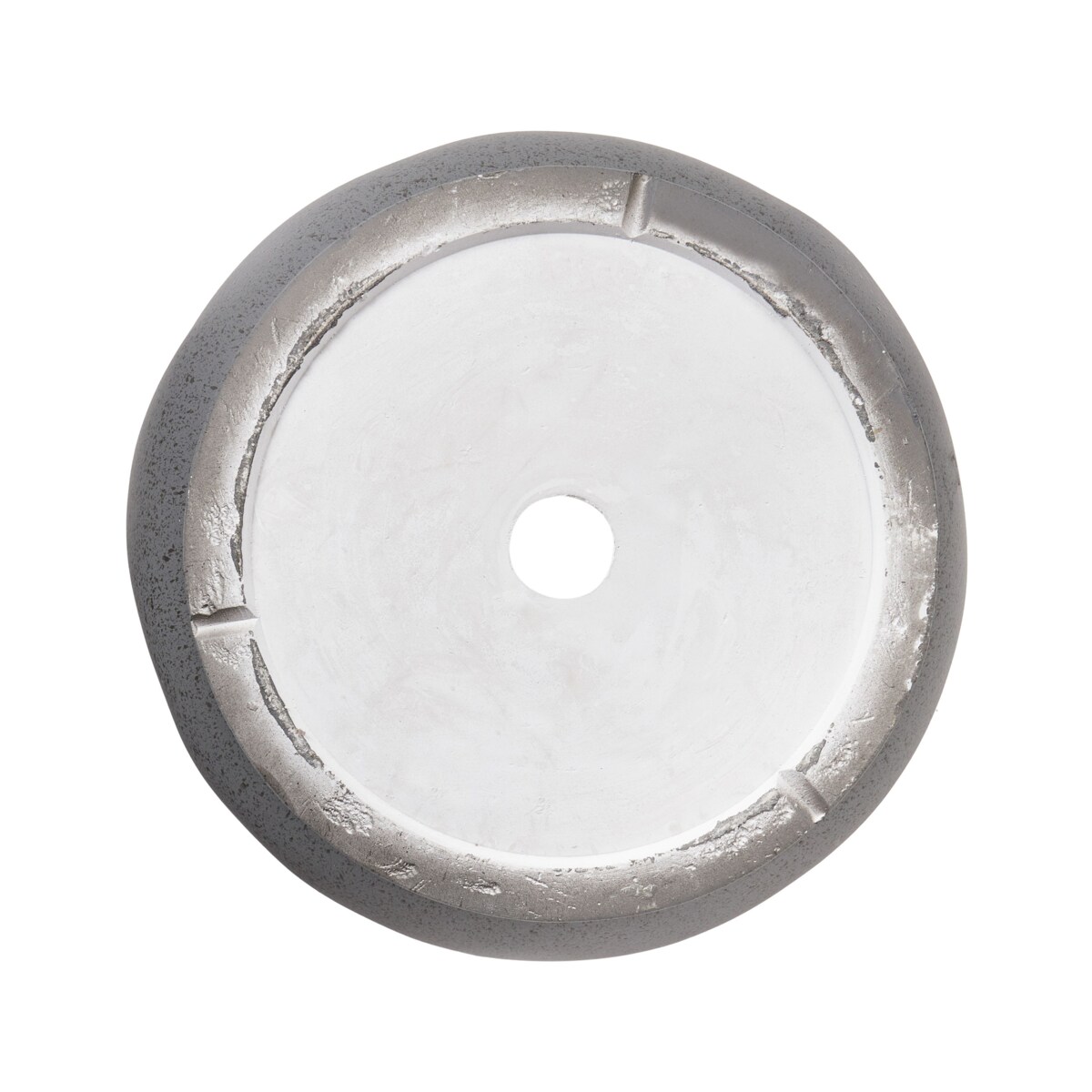 Doniczka 36 x 36 x 39 cm szara GINKGO