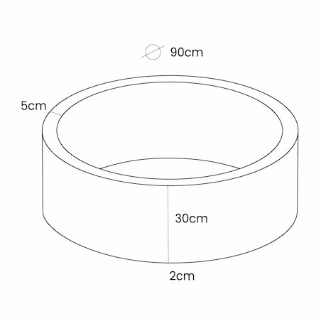 Basen z piłeczkami- angelove- jasnyróż/szary/białe