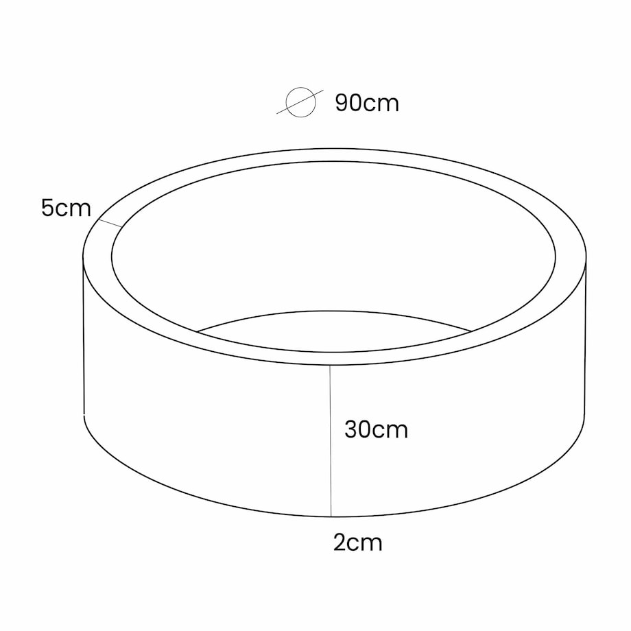 Basen z piłeczkami- angelove- jasnyróż/szary/białe