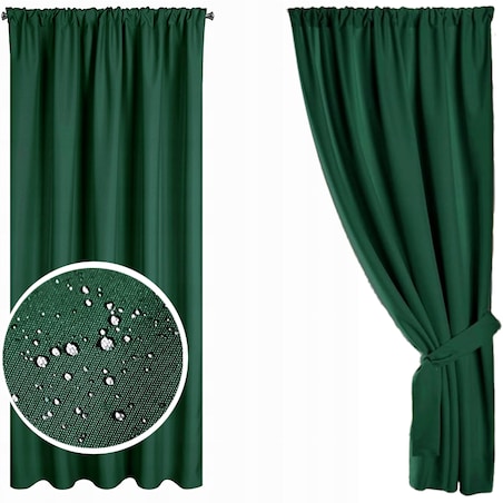 Zasłona Ogrodowa Altana Pergola Taras 155 x 200 Wodoodporna Tunel Zewnętrzna