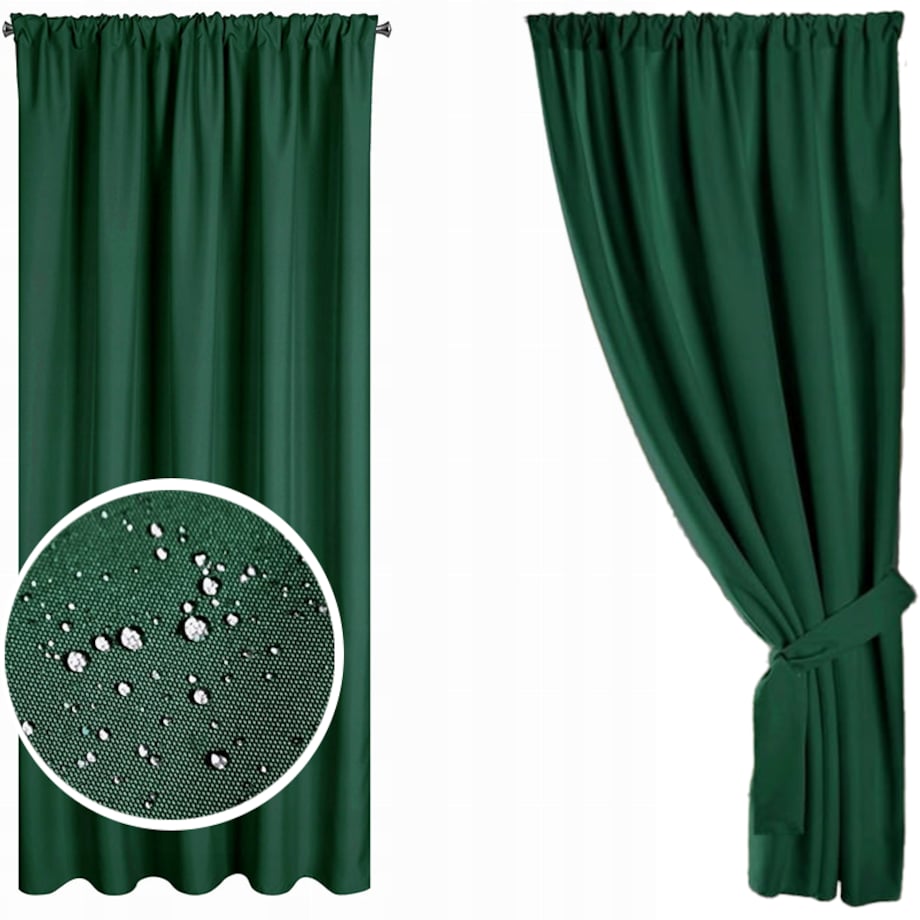 Zasłona Ogrodowa Altana Pergola Taras 155 x 200 Wodoodporna Tunel Zewnętrzna