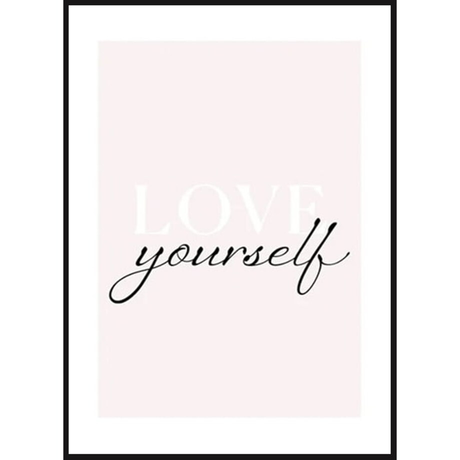 Poster Story, Plakat, Obraz - Love Yourself, wymiary 50 x 70 cm