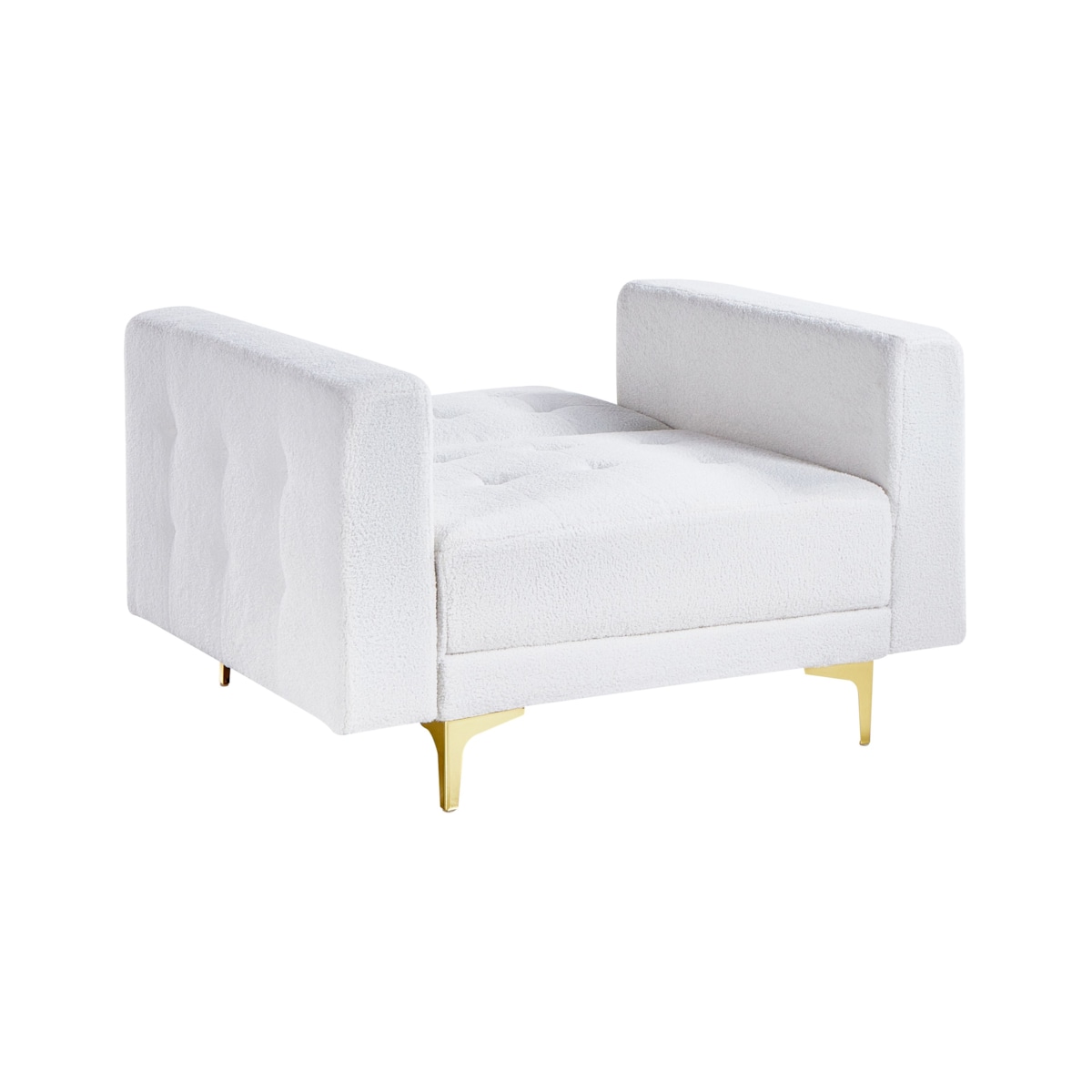 Fotel ABERDEEN Boucle Złamana biel