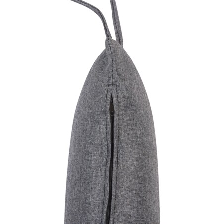 Fotel wiszący ze stojakiem TOLLO Technorattan Szary