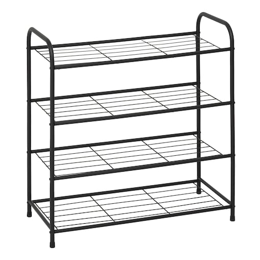 Wysoki stojak na buty METTY, 4 poziomy, 74 cm