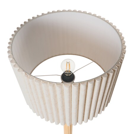 Lampa podłogowa BELESSA Len Jasnobeżowy