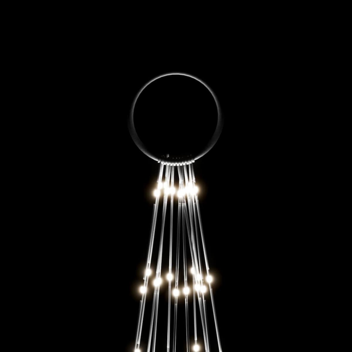 vidaXL Choinka do montażu na maszcie, 732 zimnych białych LED, 500 cm