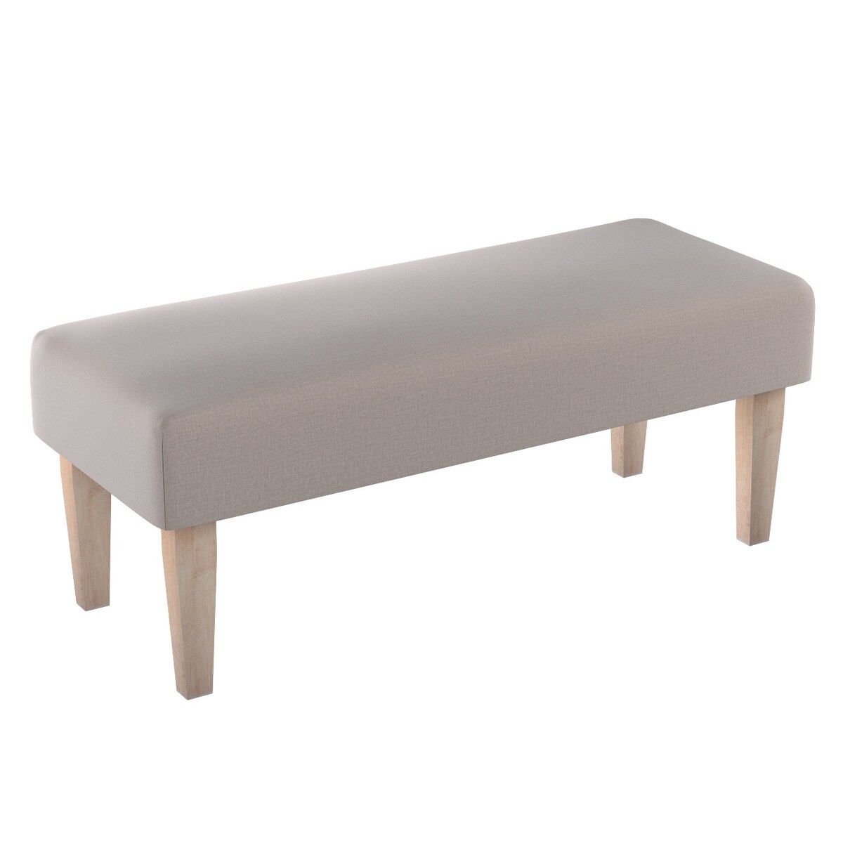 Ławka, beżowy welwet, 100 x 40 x 40 cm, Ingrid