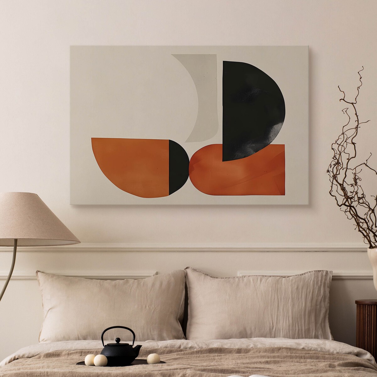 Obraz Ścienny Do Salonu Wzór Geometryczny Styl Boho Abstrakcja 120x80cm