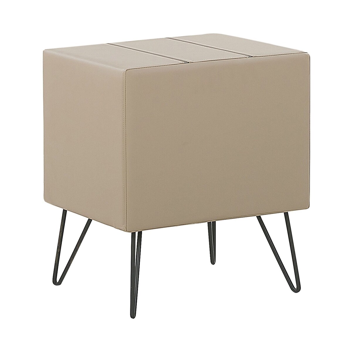 Szafka nocna BETIN Ekoskóra Beżowy