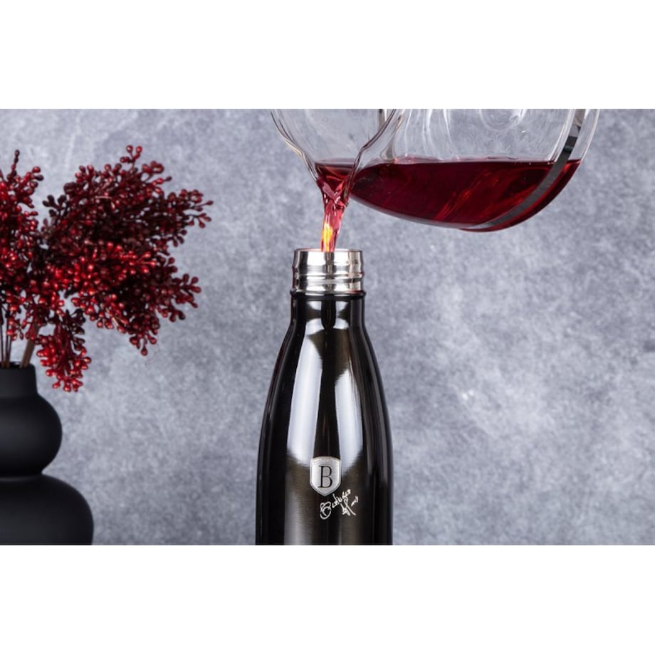 Butelka termiczna 500ml BERLINGER HAUS Metallic Shiny Black