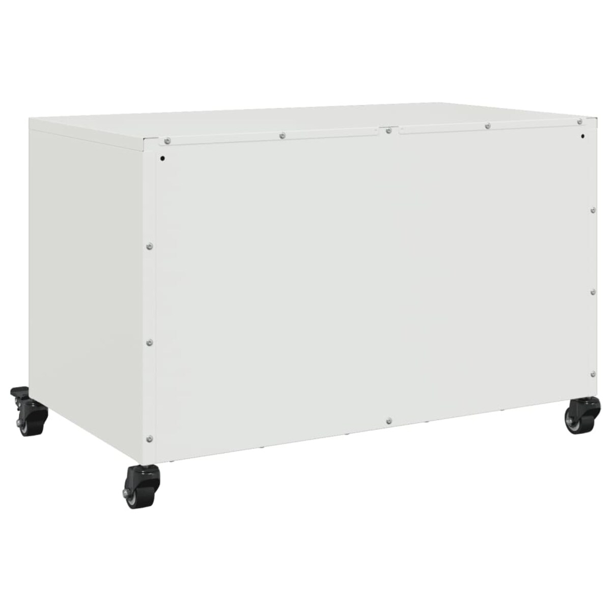 vidaXL Szafka RTV, biała, 68x39x43,5 cm, stal