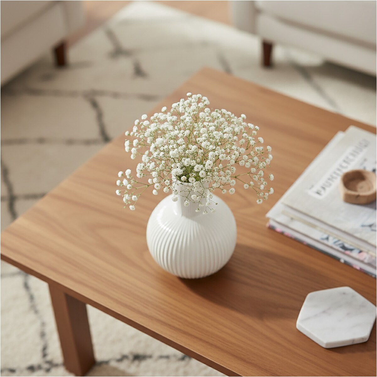 Wazon Ceramiczny Zdobiony Dekoracyjny Waza Ozdobna Na Kwiaty 21 Cm