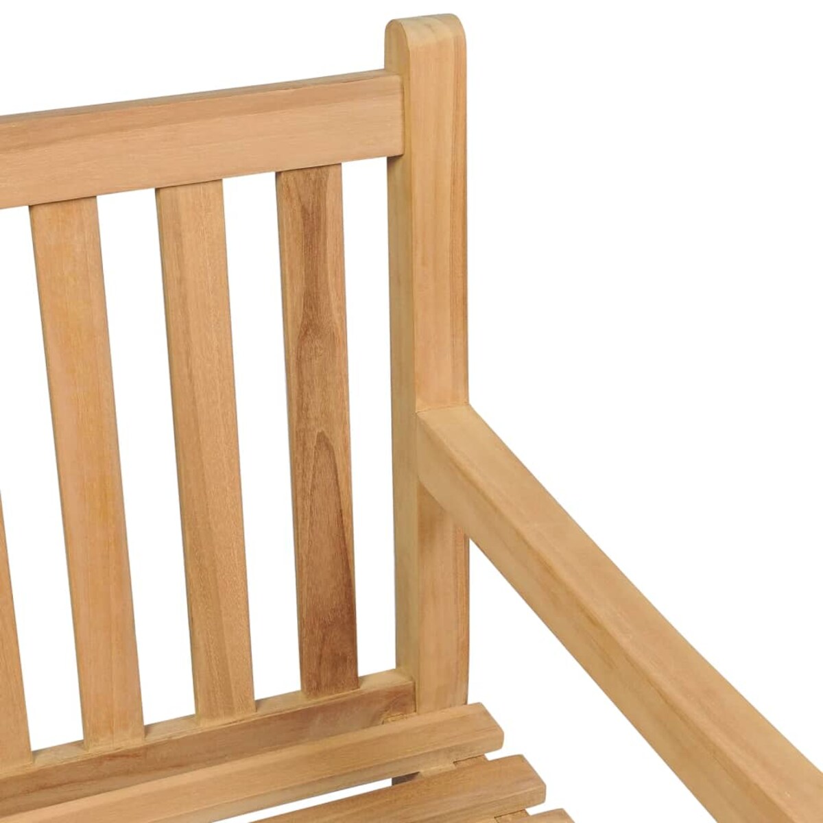 vidaXL Ławka ogrodowa, 228 cm, lite drewno tekowe