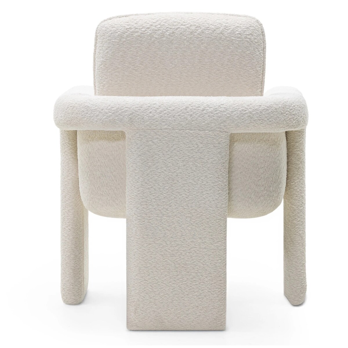 Krzesło tapicerowane CAMPINO białe 94,5x75x75 cm