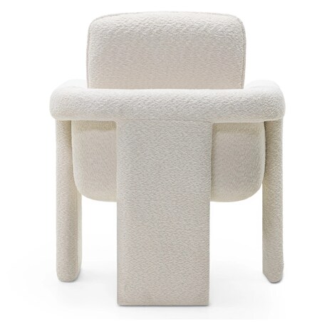 Krzesło tapicerowane CAMPINO białe 94,5x75x75 cm