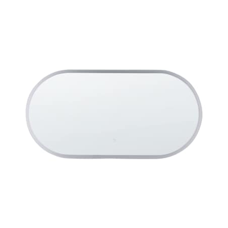 Lustro ścienne LED 120 x 60 cm srebrne CHATEAUROUX