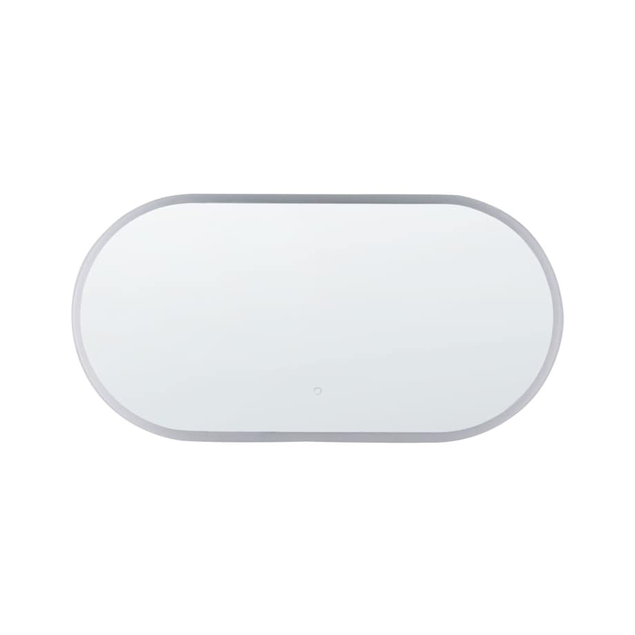 Lustro ścienne LED 120 x 60 cm srebrne CHATEAUROUX