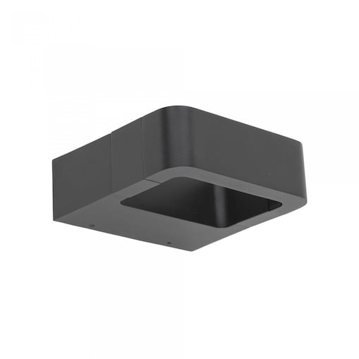 Lampa ścienna zewnętrzna LED 10W IP54 ARIUS Gray TK Lighting 3000K 480 lm grafit natynkowa