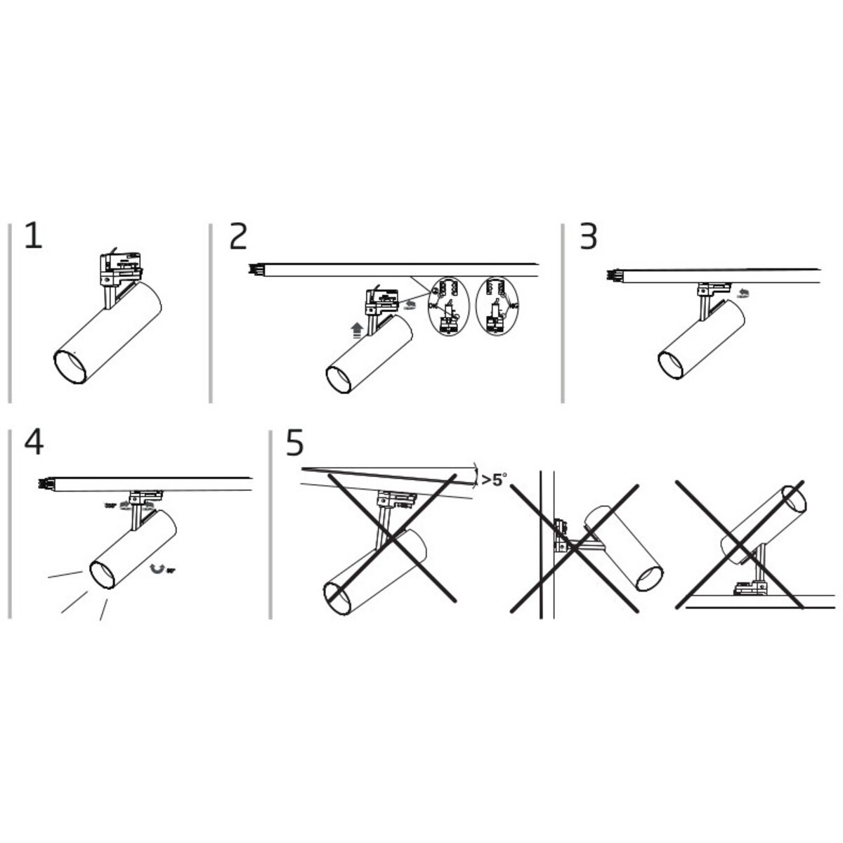 Spot do szynoprzewodu 3-fazowego Ctls Tinos 10394 Nowodvorski LED 20W 4000K tuba