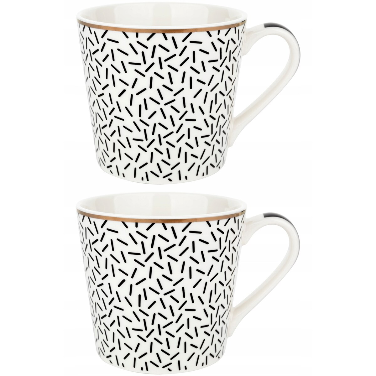 KUBEK z uchem CERAMICZNY DO KAWY HERBATY napoje 400 ml latte 2szt