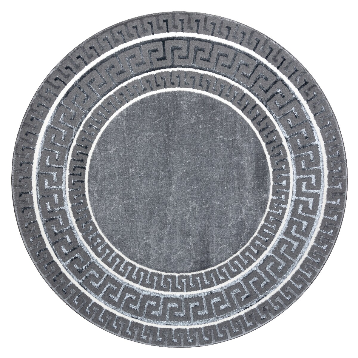 Dywan ALLURE 1960 koło, Grecki klucz, ramka koło 200 cm