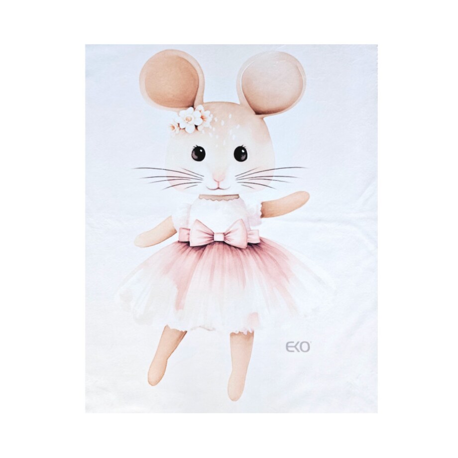 Kocyk Panelowy Muszelka MYSZKA BALERINA