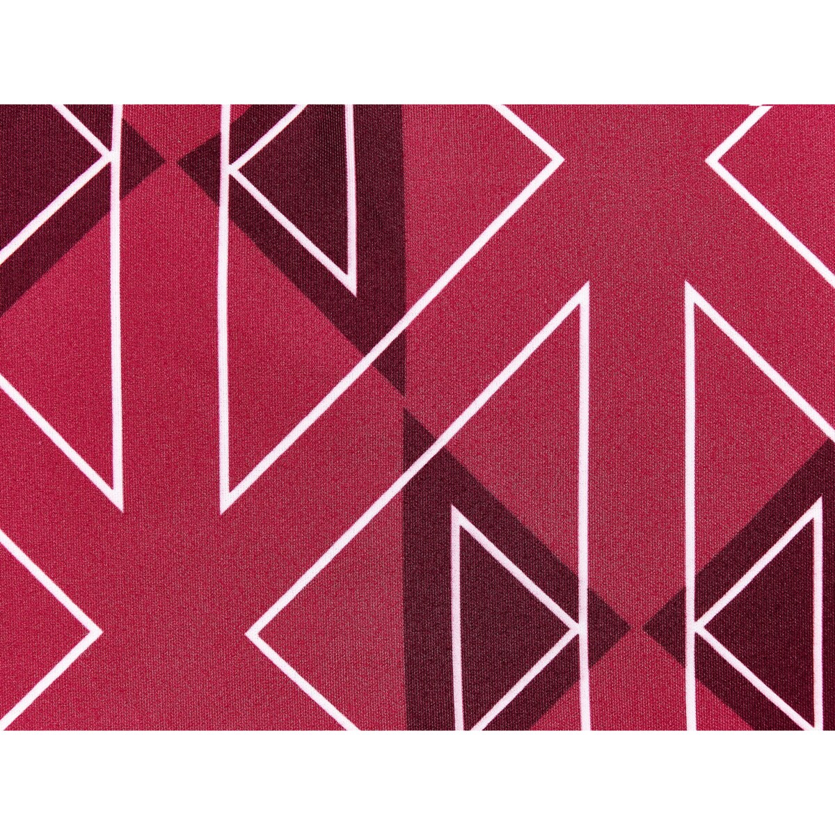 Zestaw 2 poduszek ogrodowych MEZZANO Wzór geometryczny 45 x 45 cm Różowy