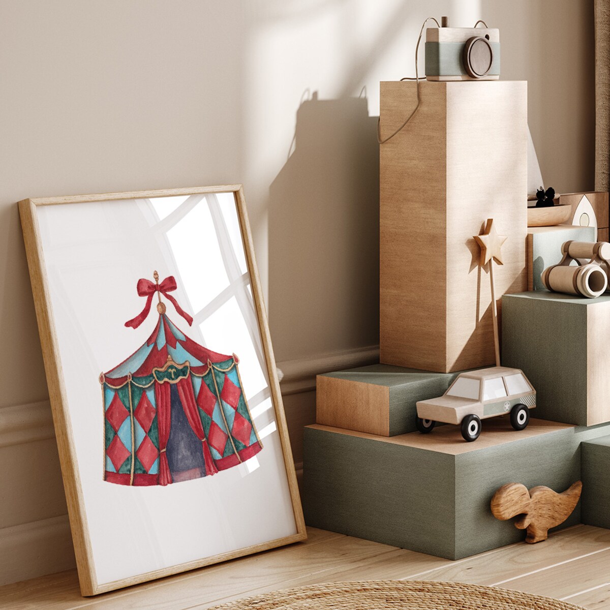 Plakat dla dzieci Cyrk 30x40